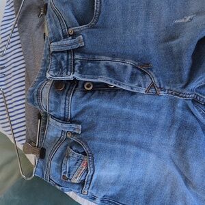 Diesel Slim Fit Jeans in Faded Blue